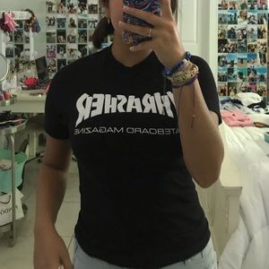 Black ‘Thrasher’ T-Shirt (worn once)